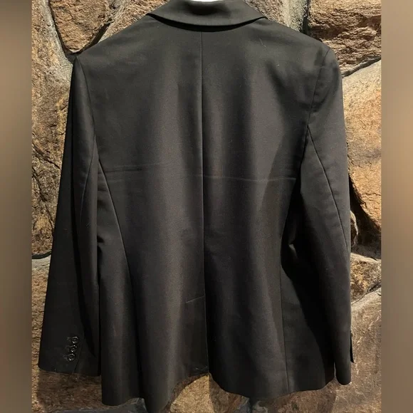 Chico's Black Tailored Blazer with Notched Lapels - Picture 4 of 5